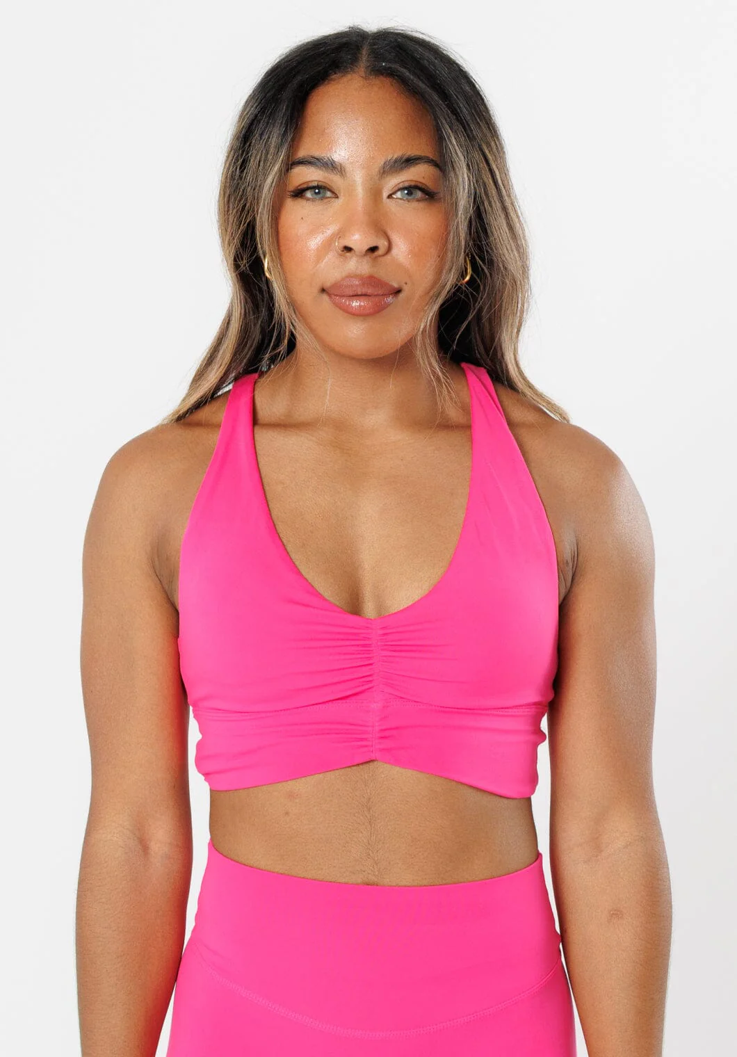 Reluna™ Ruched Sports Bra Crush