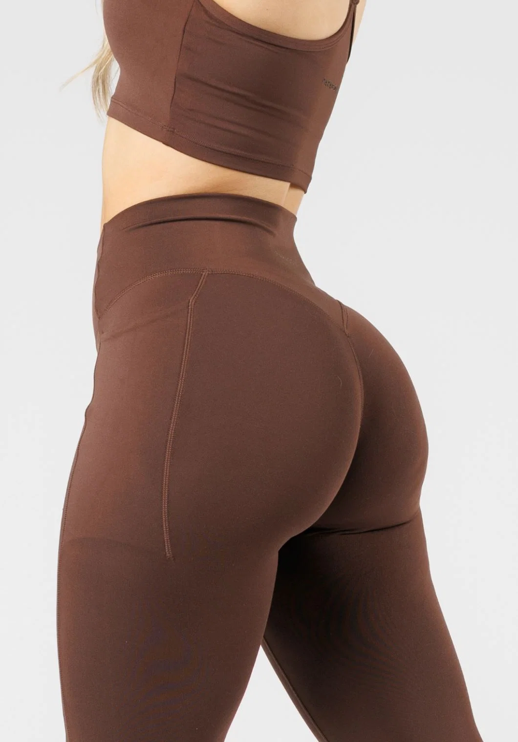 Reluna™  Empower High-Rise Sculptseam® Pocket Legging Walnut