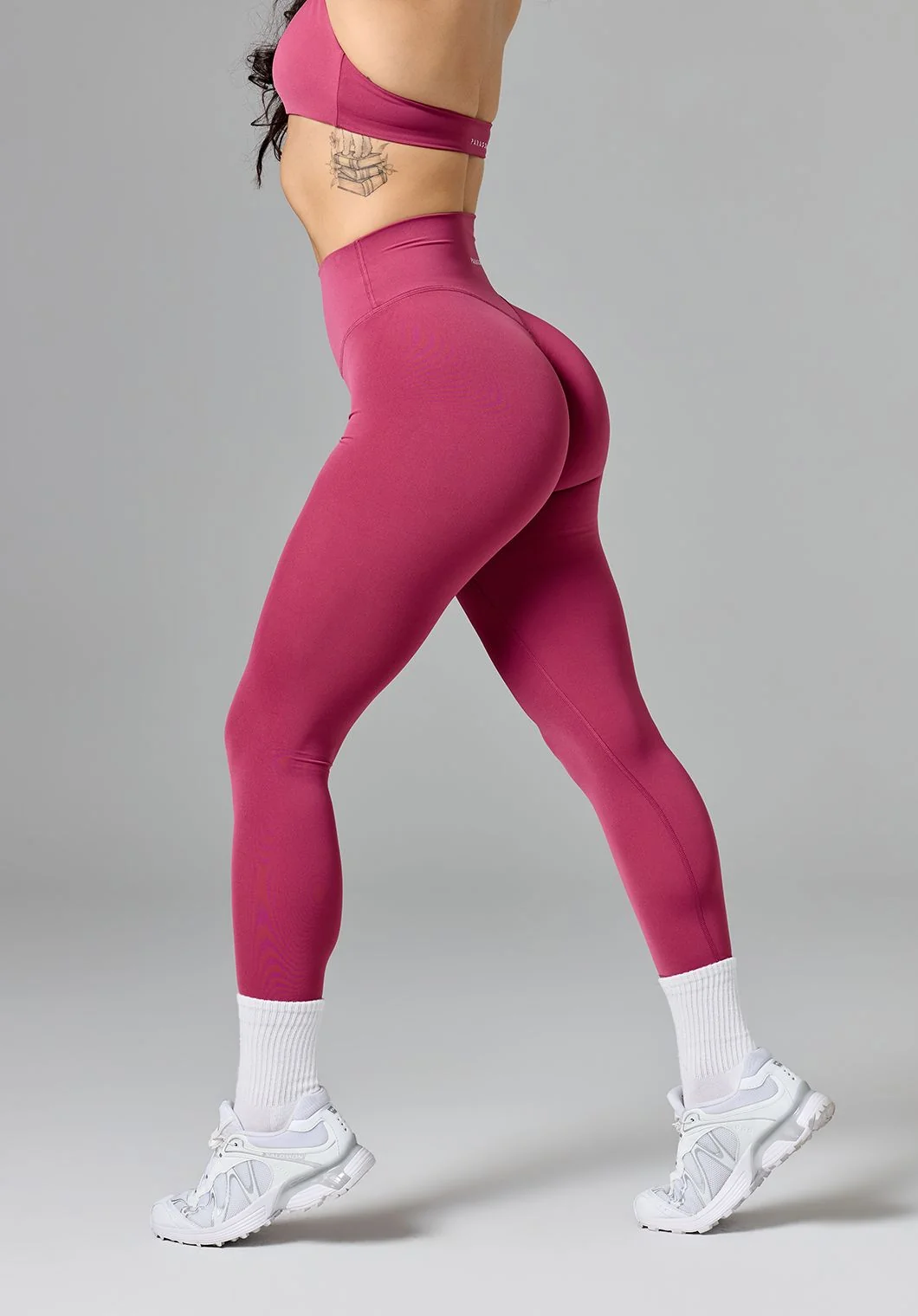 RecStretch™ Original High-Rise Sculptseam® Plus Legging Raspberry